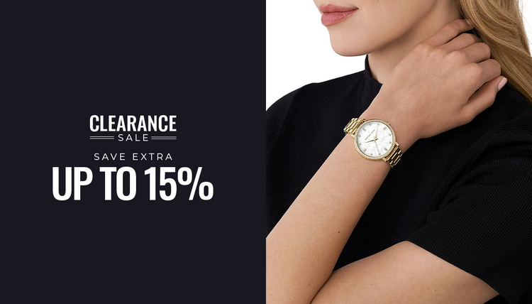 Clearance Sale- Extra 15% off