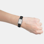 Women Quartz White Dial Analog Leather Watch A2556