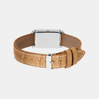 Women Quartz White Dial Analog Leather Watch A2557