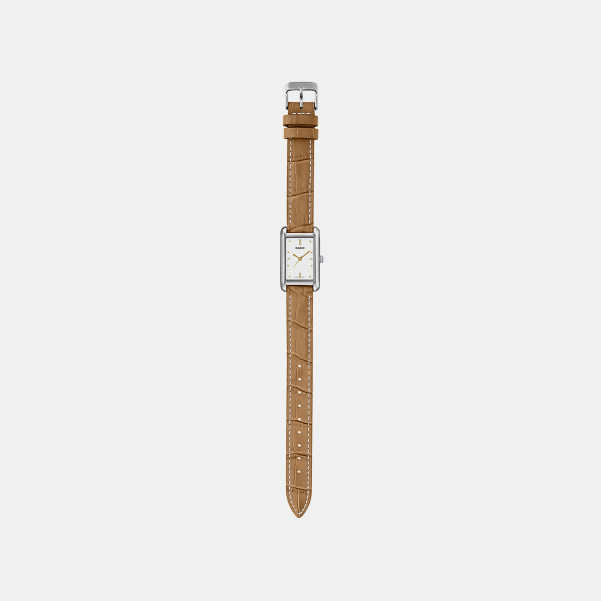 Women Quartz White Dial Analog Leather Watch A2557