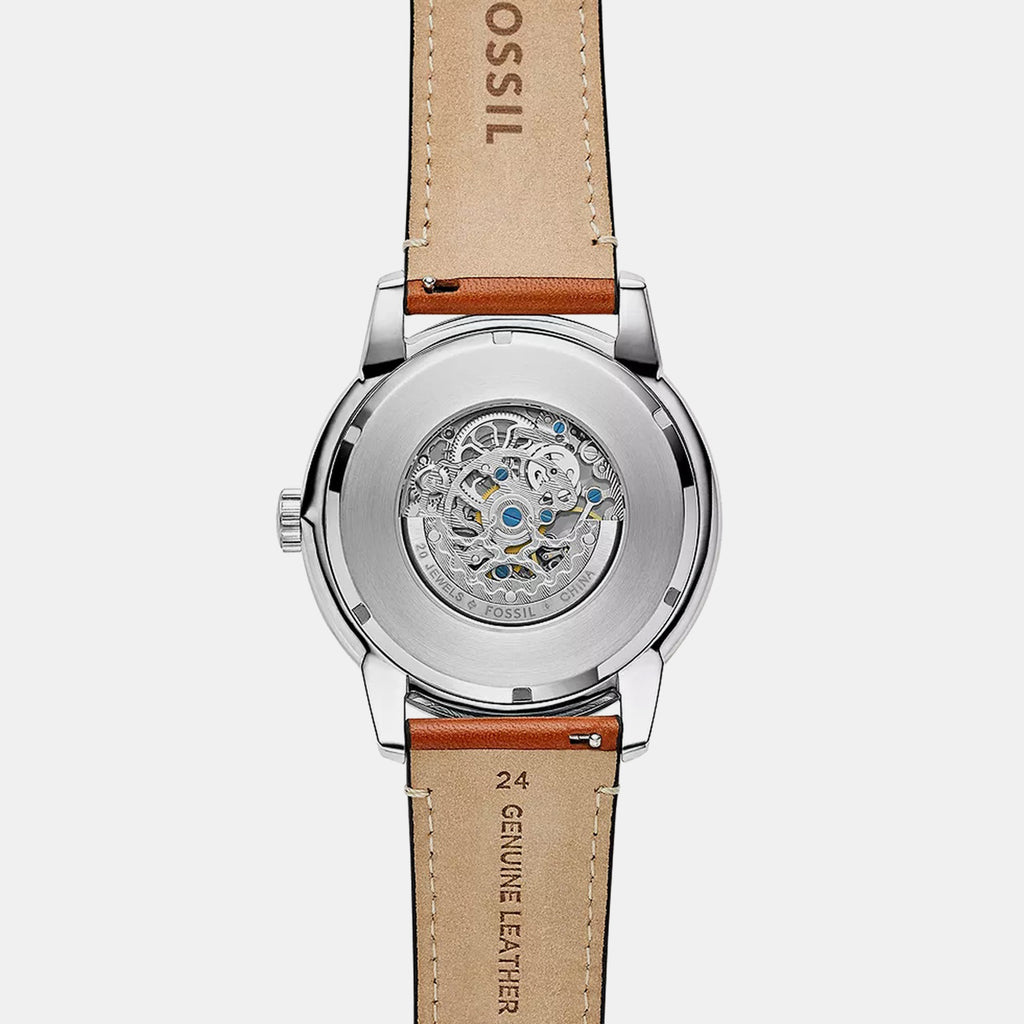 Townsman Men Automatic Blue Dial Analog Leather Watch ME3154