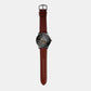 Men's Grey Analog Leather Watch ME3181