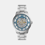Fossil Round Blue Analog watch