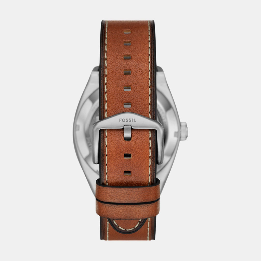 Everett Men Automatic Green Dial Analog Leather Watch ME3261