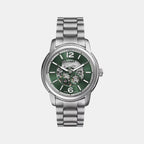 Fossil Heritage Men Automatic Green Dial Analog Stainless Steel Watch ME3262