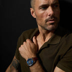 Fossil Heritage Men Automatic Blue Dial Analog Leather Watch ME3263