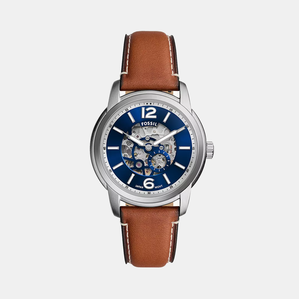 Fossil Round Blue Analog watch