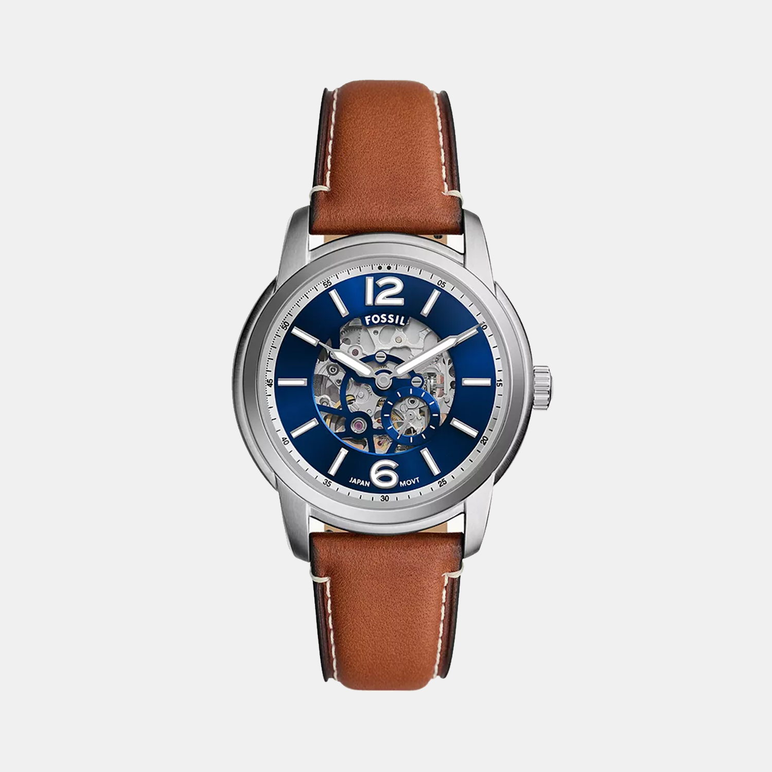 Fossil Round Blue Analog watch