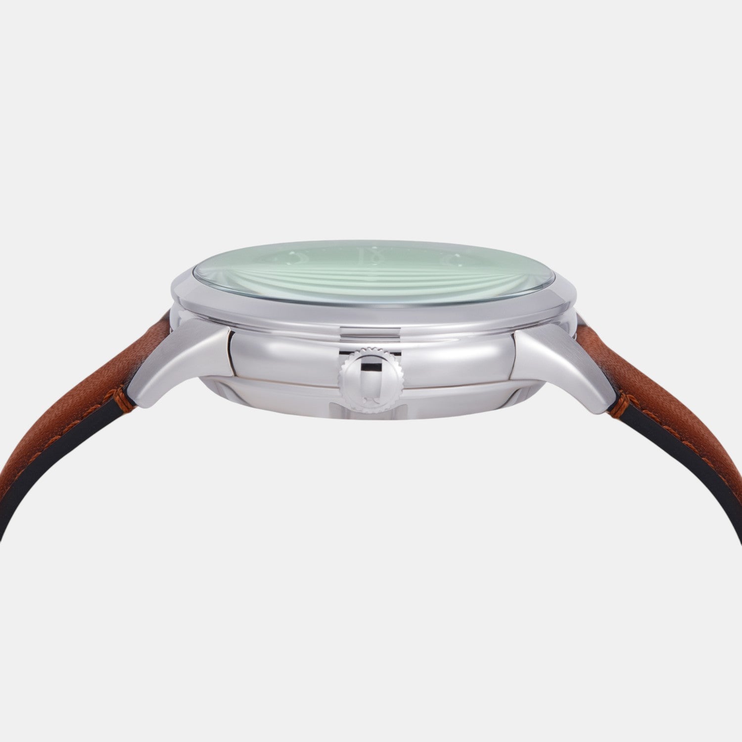 Townsman Men Automatic Green Dial Multi-Function Leather Watch ME3265