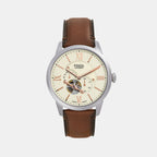 Fossil Round Cream Multi-Function watch