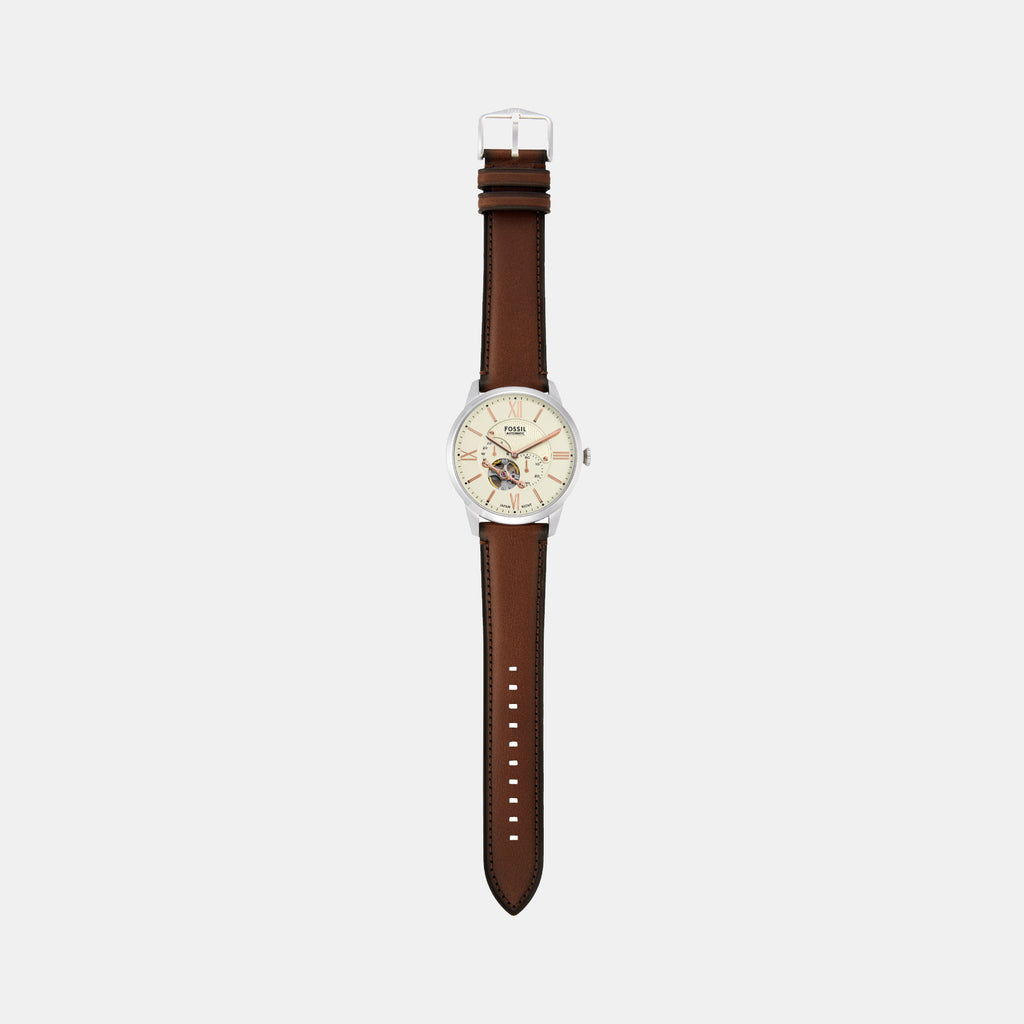 Fossil Leather Cream watch