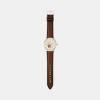 Fossil Leather Cream watch