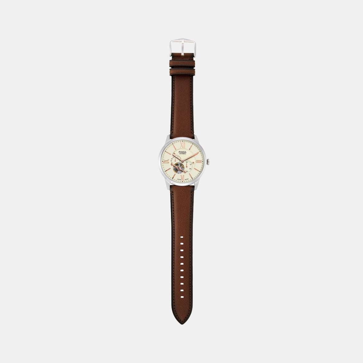 Fossil Leather Cream watch