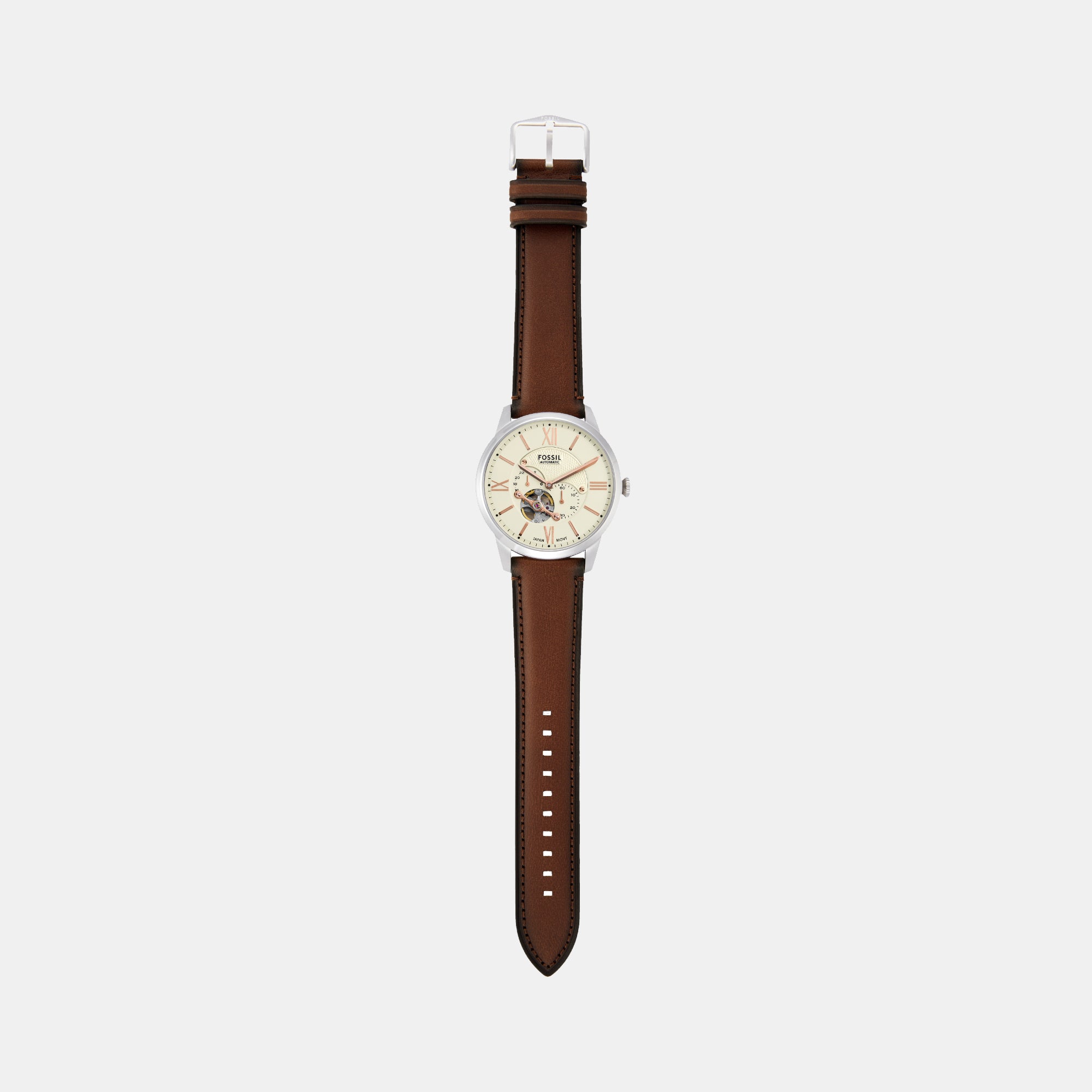Fossil Leather Cream watch