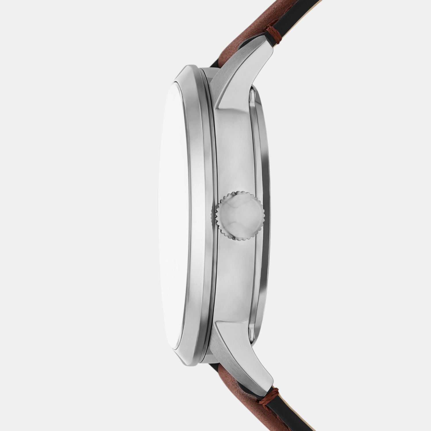 Men Mechanical Clear Dial Analog Leather Watch ME3267