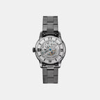 Townsman Men Automatic Transparent Dial Analog Stainless Steel Watch ME3268