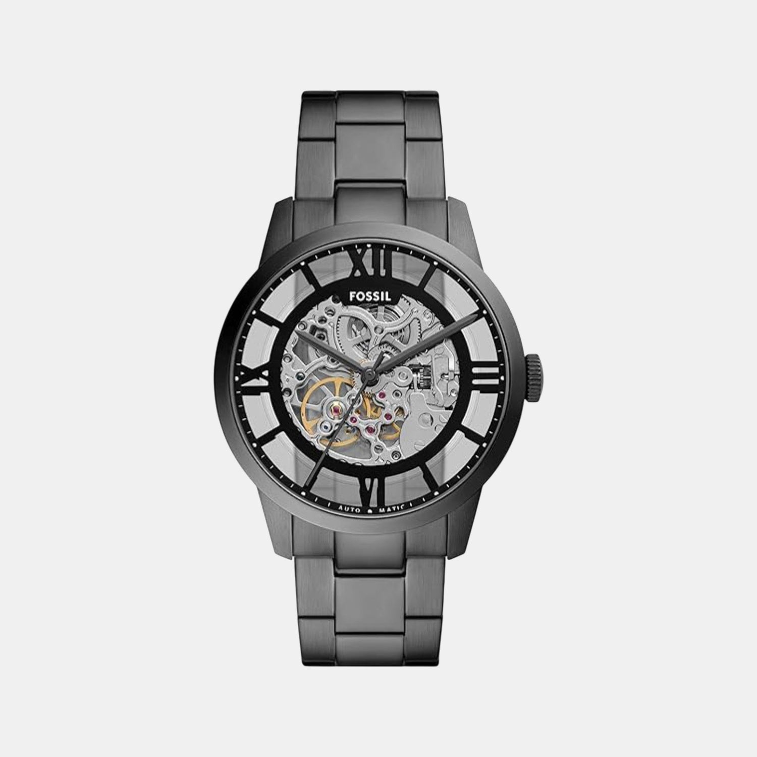 Townsman Men Automatic Clear Dial Analog Stainless Steel Watch ME3268