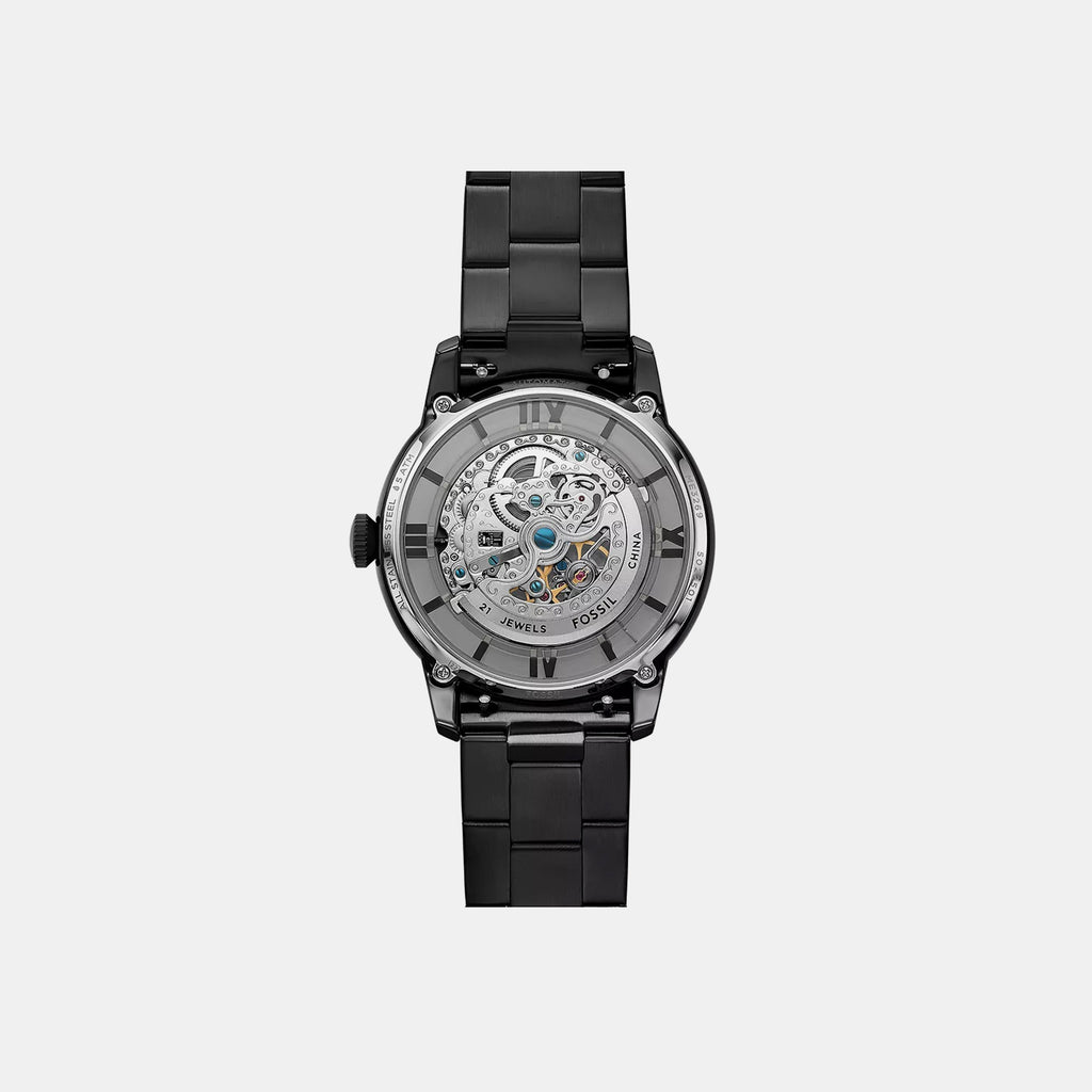 Men Mechanical Transparent Dial Analog Stainless Steel Watch ME3269