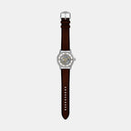 Townsman Men Automatic Silver Dial Analog Leather Watch ME3270