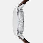 Townsman Men Automatic Silver Dial Analog Leather Watch ME3270