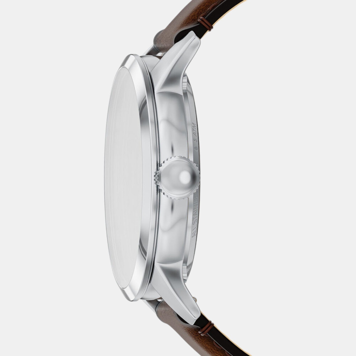 Townsman Men Automatic Silver Dial Analog Leather Watch ME3270