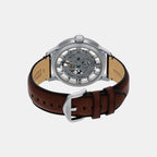 Townsman Men Automatic Silver Dial Analog Leather Watch ME3270