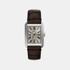 Carraway Men Automatic Beige Dial Analog Leather Watch ME3272