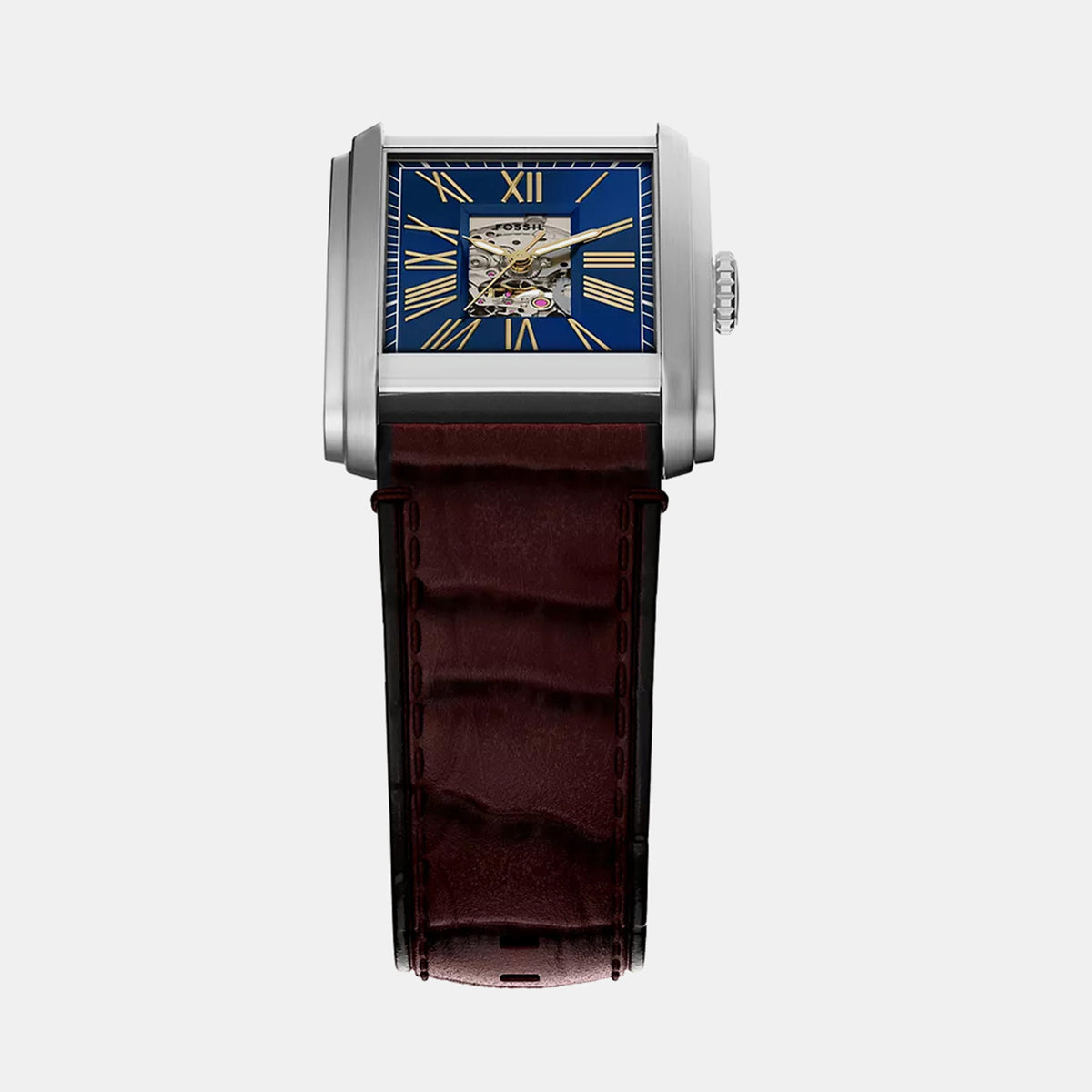Carraway Men Automatic Blue Dial Analog Leather Watch ME3273