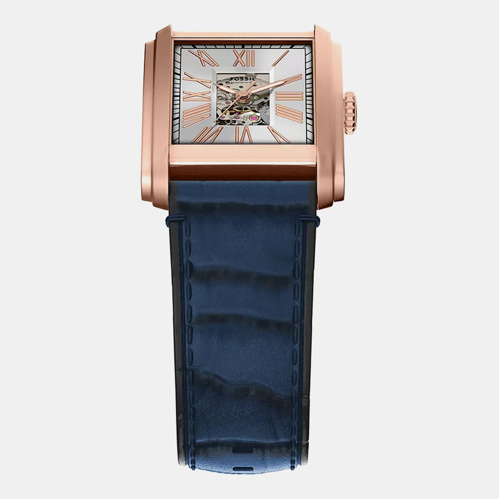 Carraway Men Automatic Silver Dial Analog Leather Watch ME3274