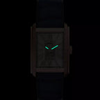 Carraway Men Automatic Silver Dial Analog Leather Watch ME3274