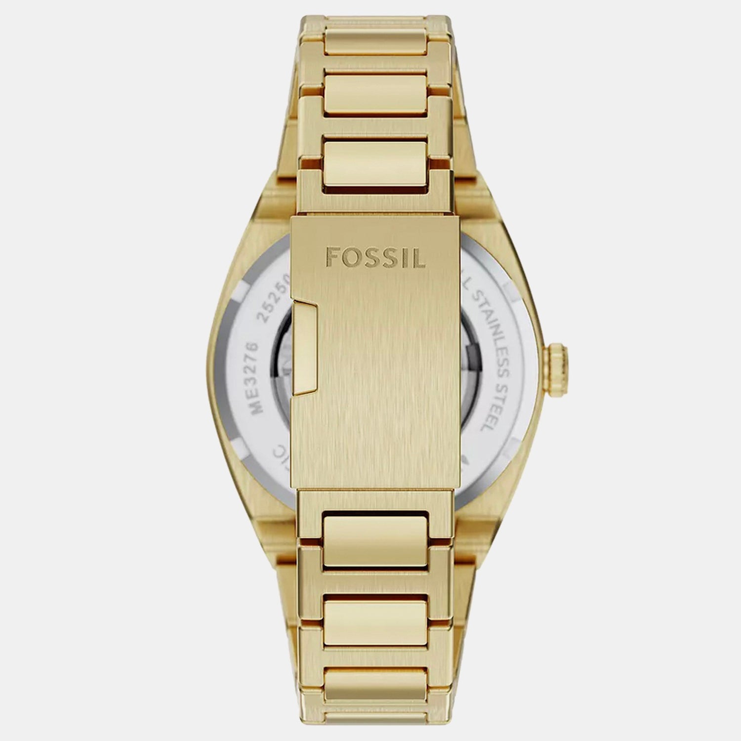 Everett Open Heart Men Automatic Green Dial Analog Stainless Steel Watch ME3276