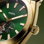 Everett Men Automatic Green Dial Analog Stainless Steel Watch ME3276