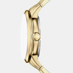 Men Automatic Gold Dial Analog Stainless Steel Watch ME3280