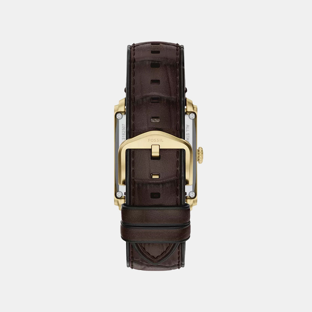 Carraway Men Automatic Brown Dial Analog Leather Watch ME3281