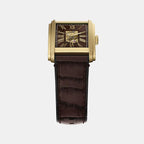 Carraway Men Automatic Brown Dial Analog Leather Watch ME3281