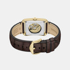 Carraway Men Automatic Brown Dial Analog Leather Watch ME3281