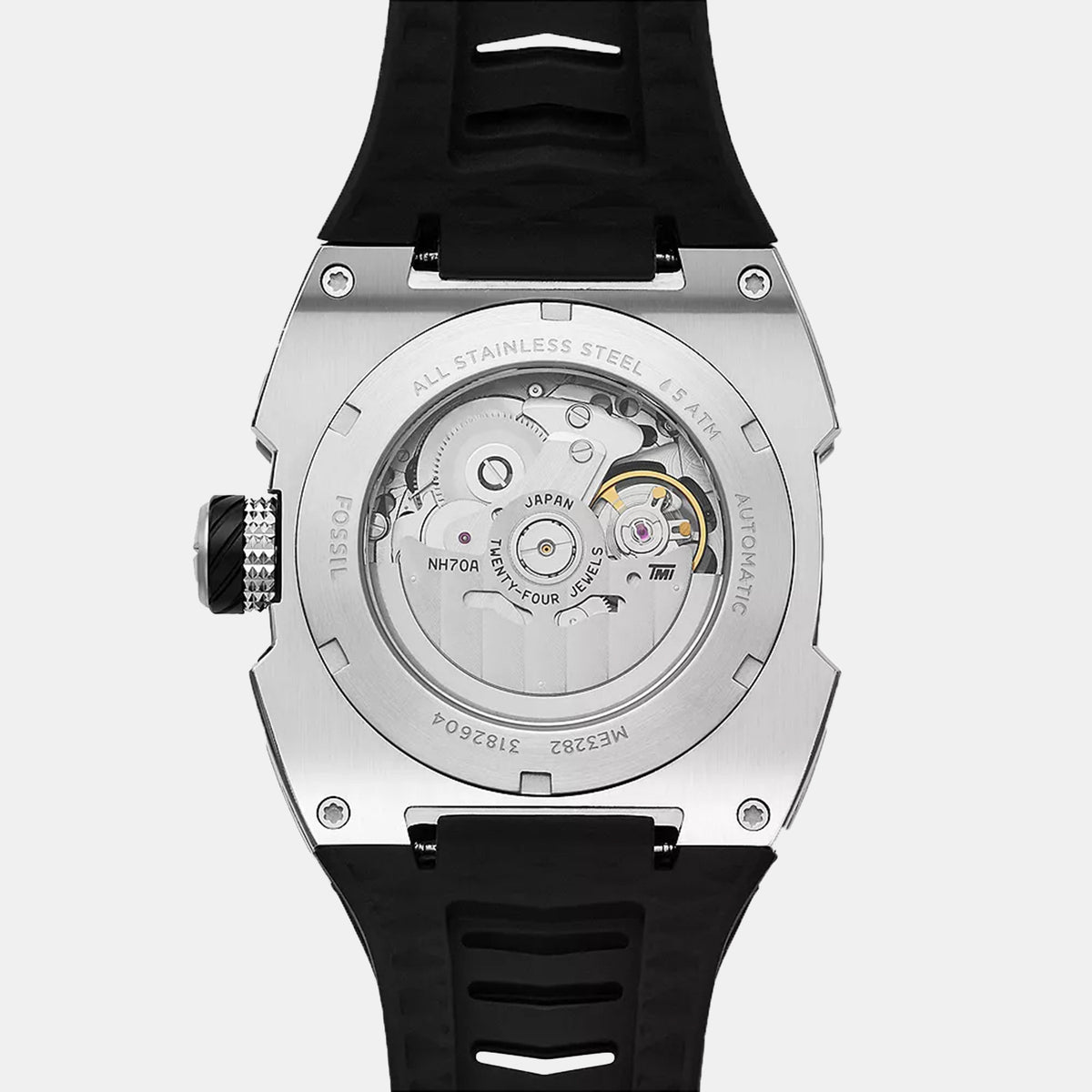 Machine X1 Men Automatic Black Dial Analog Silicone Watch ME3282