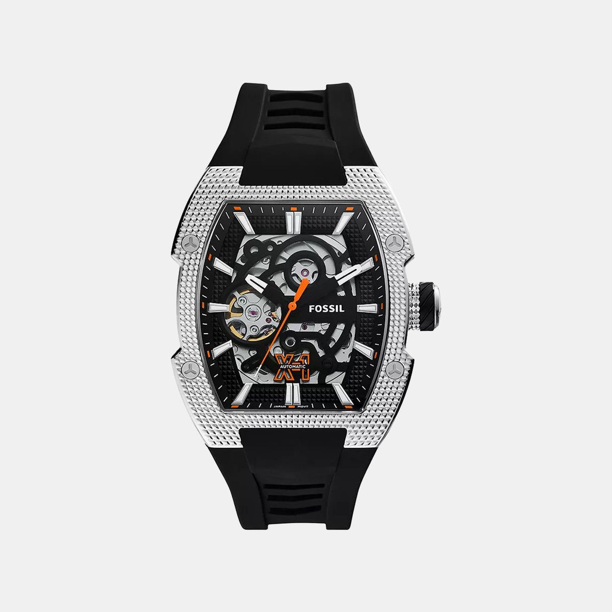 Machine X1 Men Automatic Black Dial Analog Silicone Watch ME3282