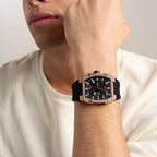 Machine X1 Men Automatic Black Dial Analog Silicone Watch ME3283