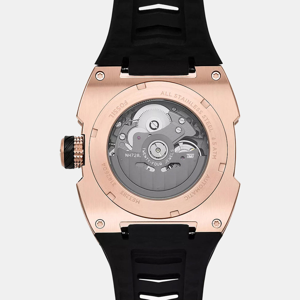 Machine X1 Men Automatic Black Dial Analog Silicone Watch ME3283