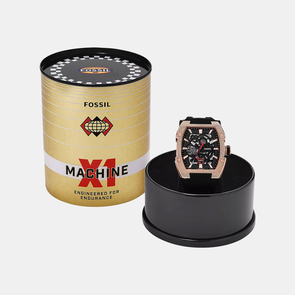 Machine X1 Men Automatic Black Dial Analog Silicone Watch ME3283