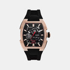 Machine X1 Men Automatic Black Dial Analog Silicone Watch ME3283