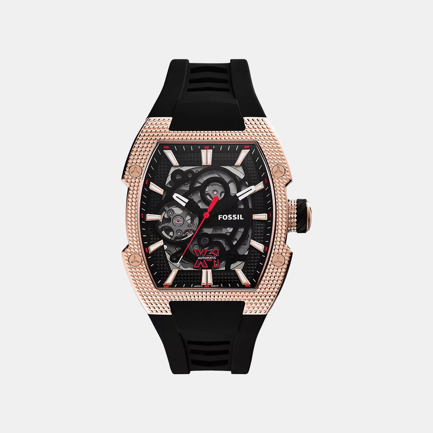 Machine X1 Men Automatic Black Dial Analog Silicone Watch ME3283