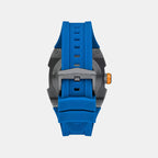 Machine X1 Men Automatic Blue Dial Analog Silicone Watch ME3285