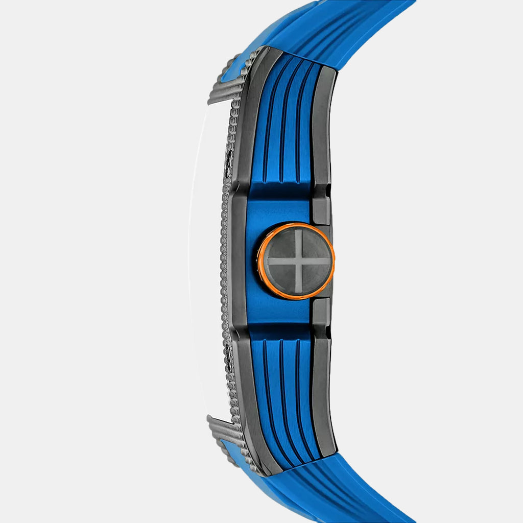 Machine X1 Men Automatic Blue Dial Analog Silicone Watch ME3285