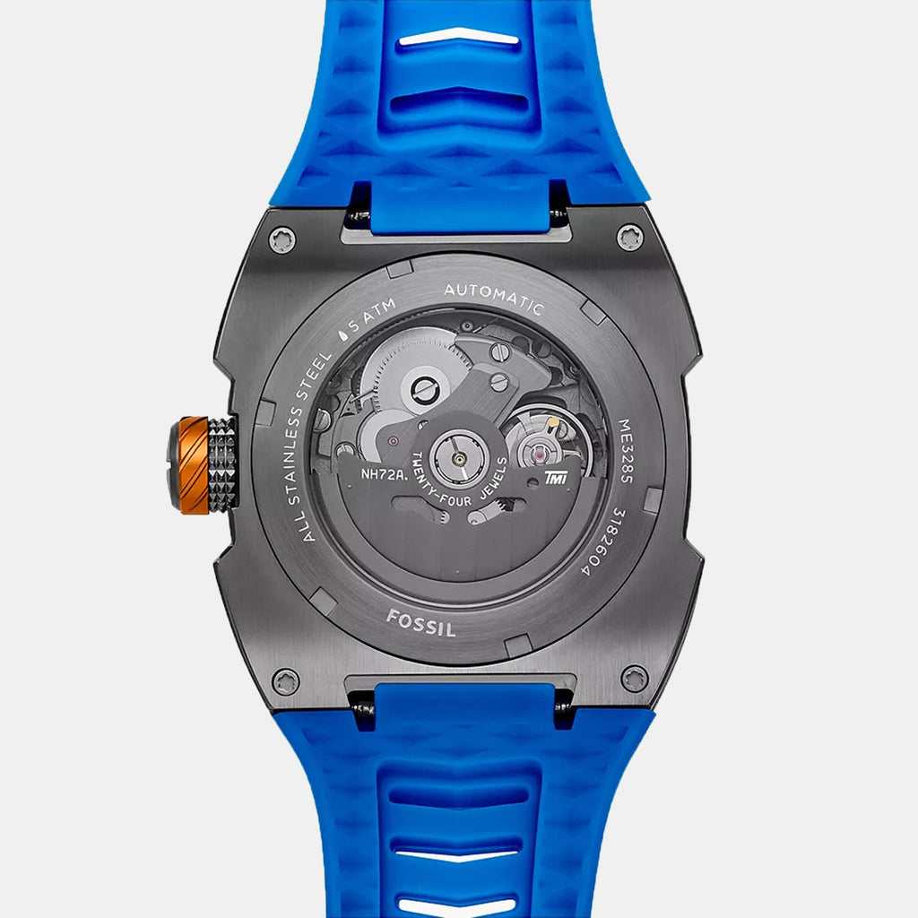 Machine X1 Men Automatic Blue Dial Analog Silicone Watch ME3285