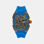 Machine X1 Men Automatic Blue Dial Analog Silicone Watch ME3285