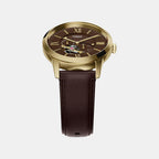 Townsman Men Automatic Brown Dial Analog Leather Watch ME3286