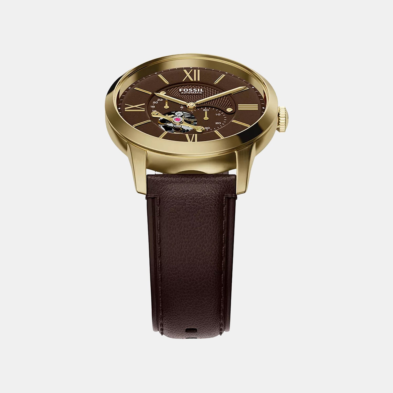 Townsman Men Automatic Brown Dial Analog Leather Watch ME3286