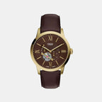 Townsman Men Automatic Brown Dial Analog Leather Watch ME3286